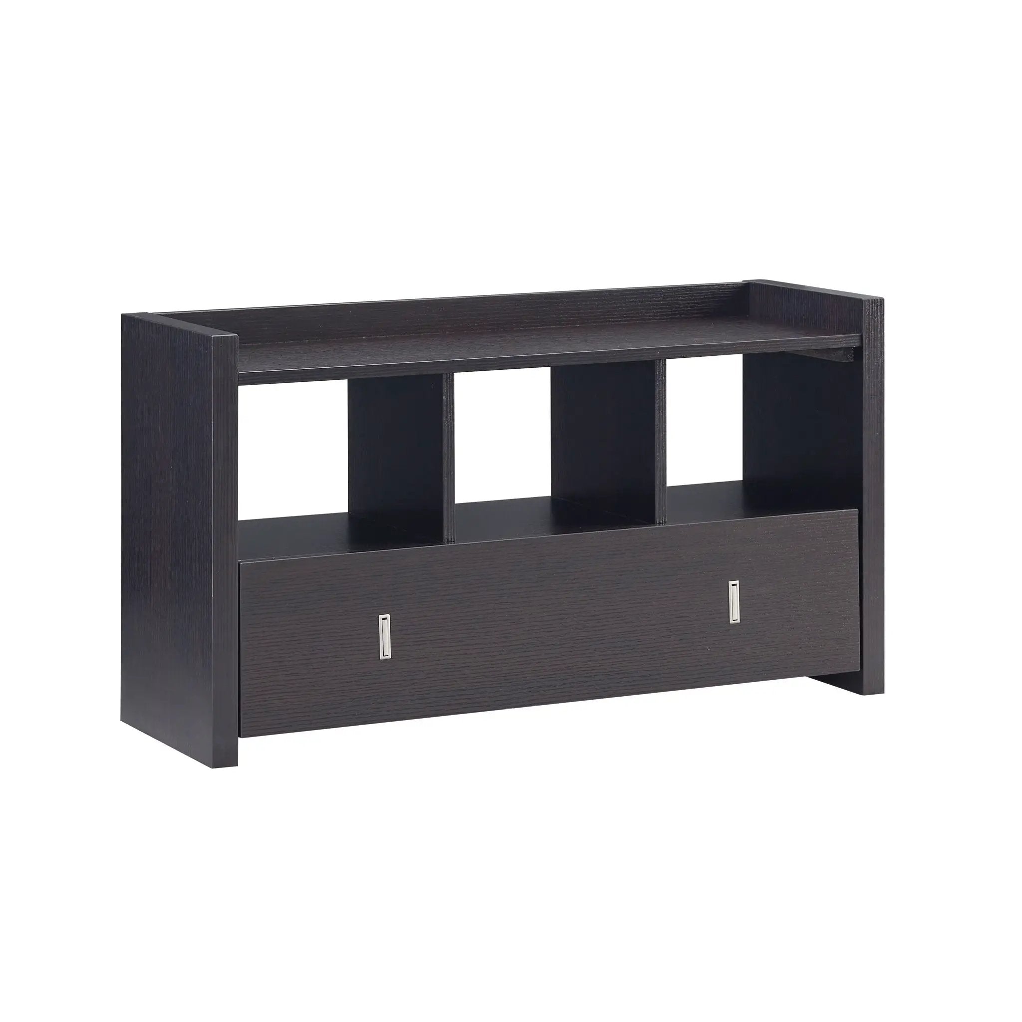 Shoe Entry Bench With Three Shelves, One Drawer With Divided Compartment by Unique Piece Furniture