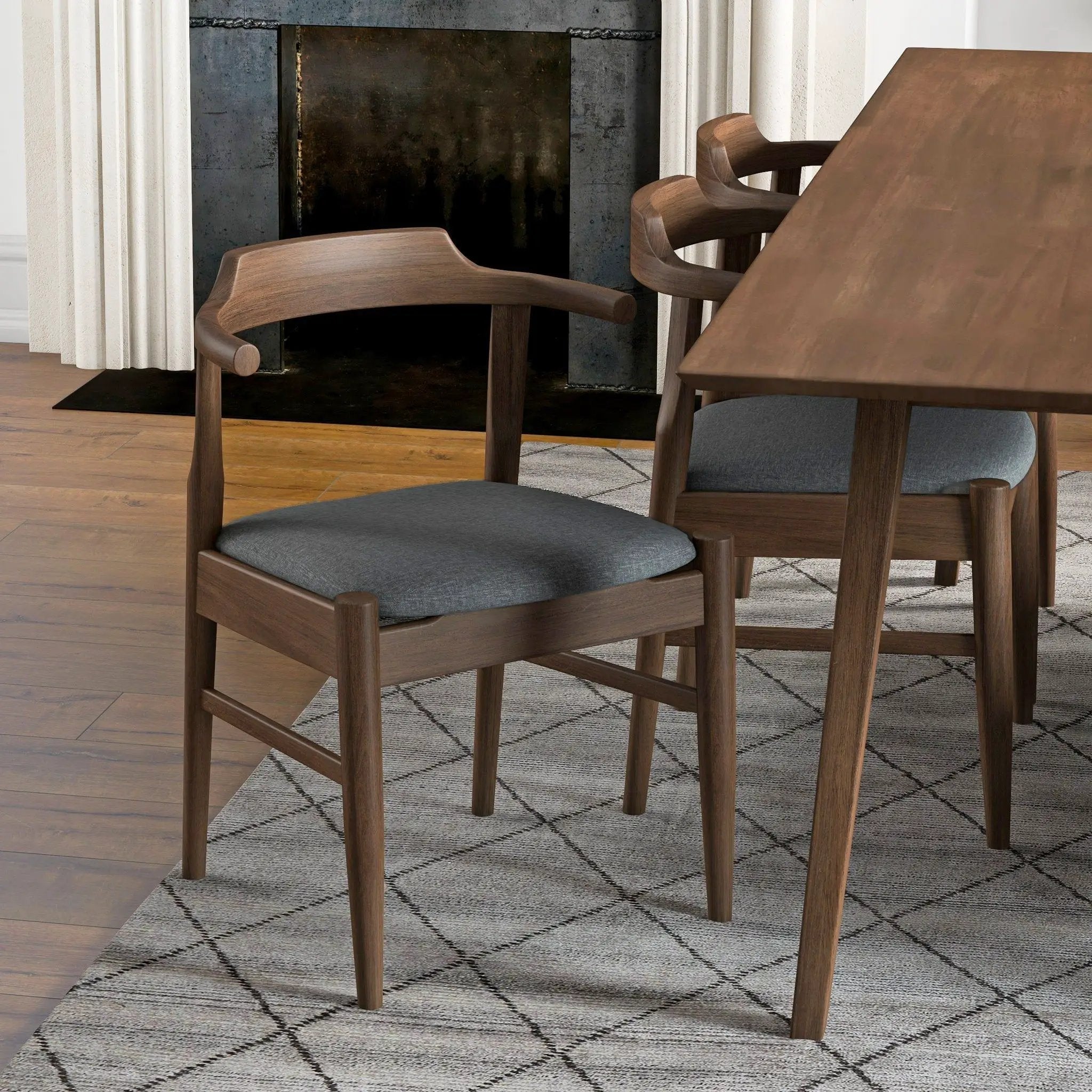 Daisy - Mid-Century Modern Dining Chair (Set of 2) by HouseOfZazla