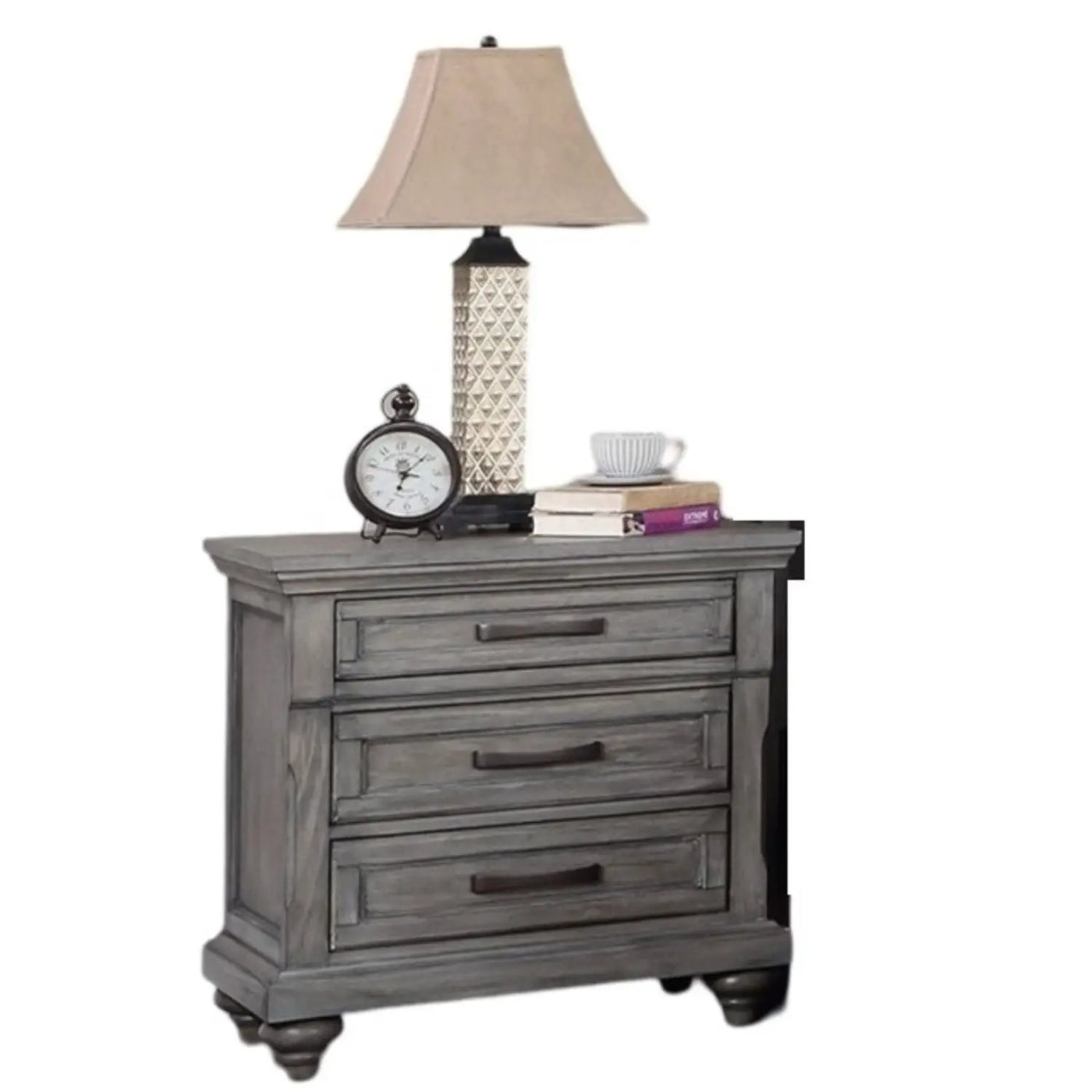 3 Piece Bedroom Set, Bed With 2 Nightstands by HouseOfZazla