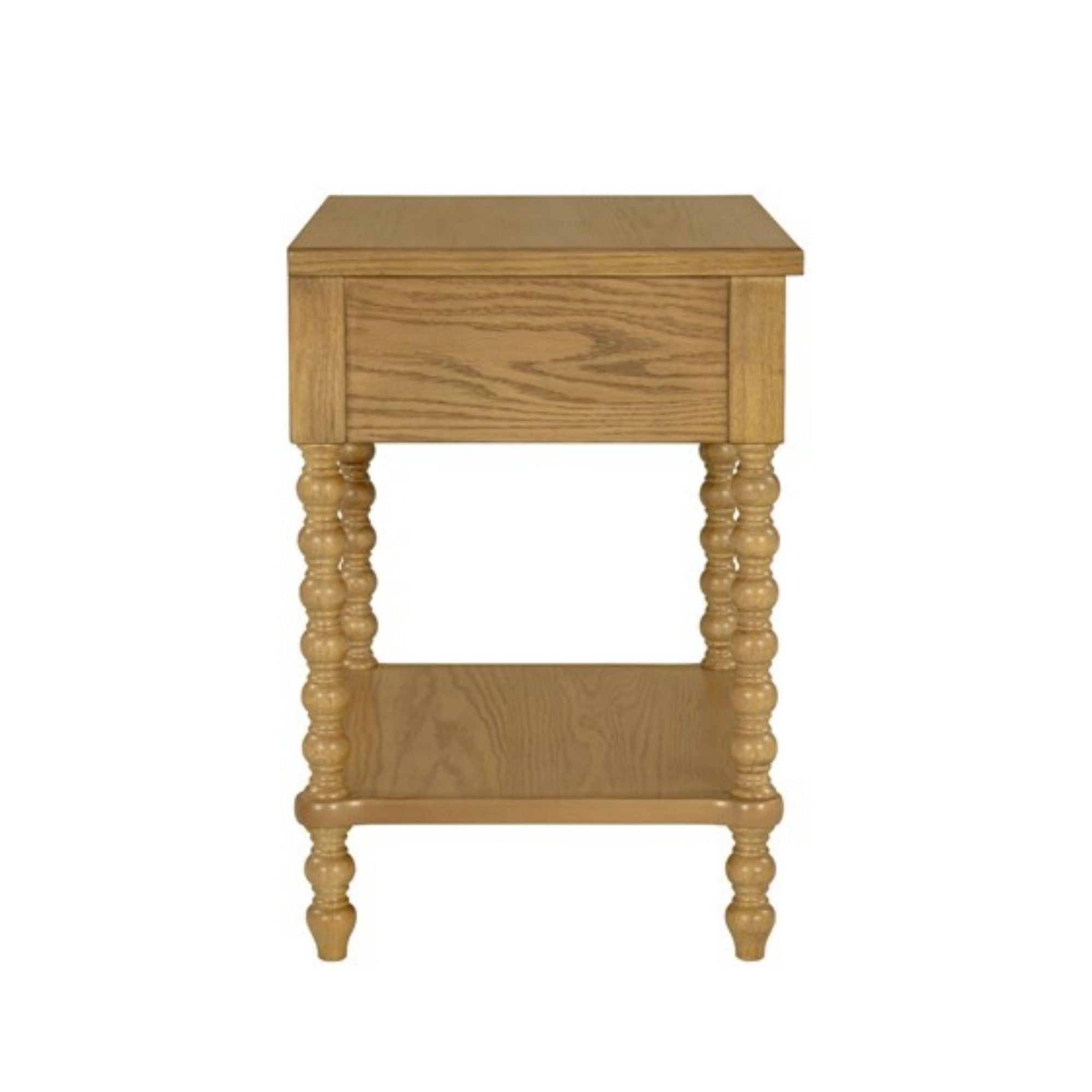 Traditional Durable Nightstand Table With Drawer And Shelf by HouseOfZazla