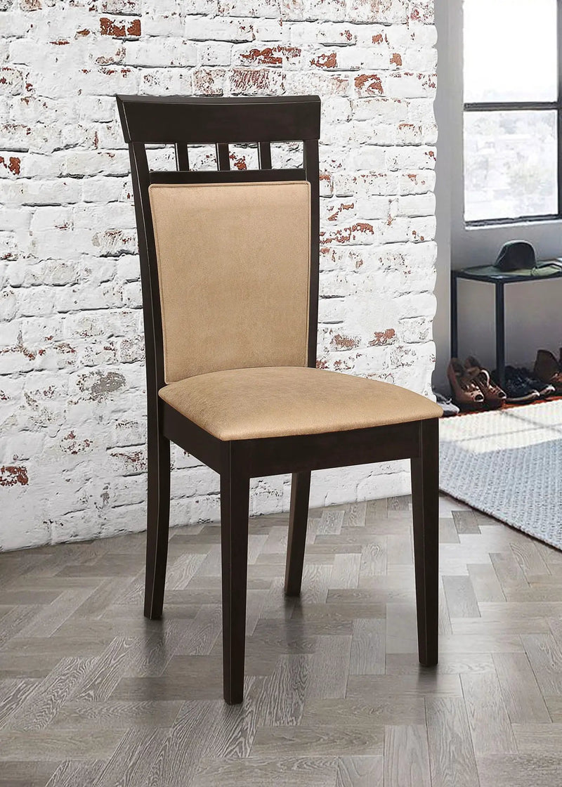 Gabriel Closed Back Dining Side Chair Cappuccino (Set of 2) by Unique Piece Furniture