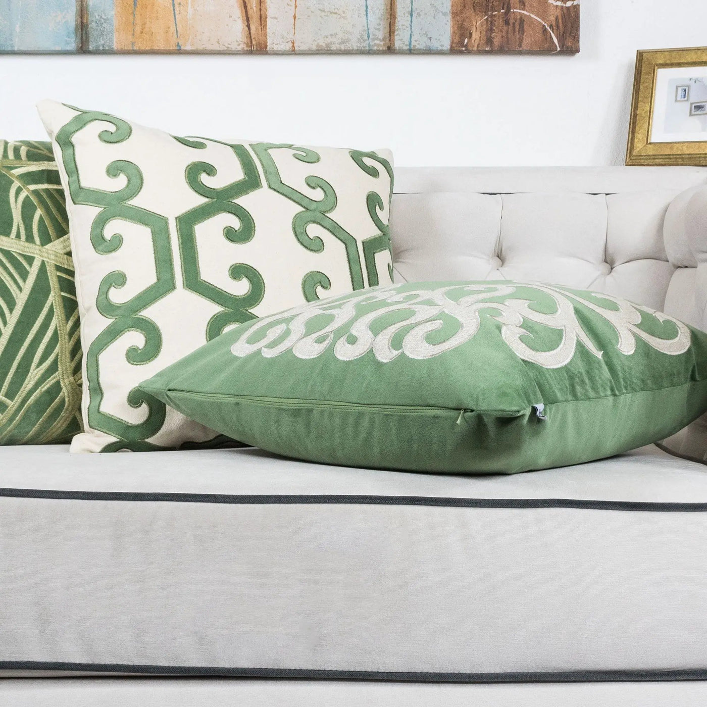 Dora - Pillow Cover With Matching Back by HouseOfZazla