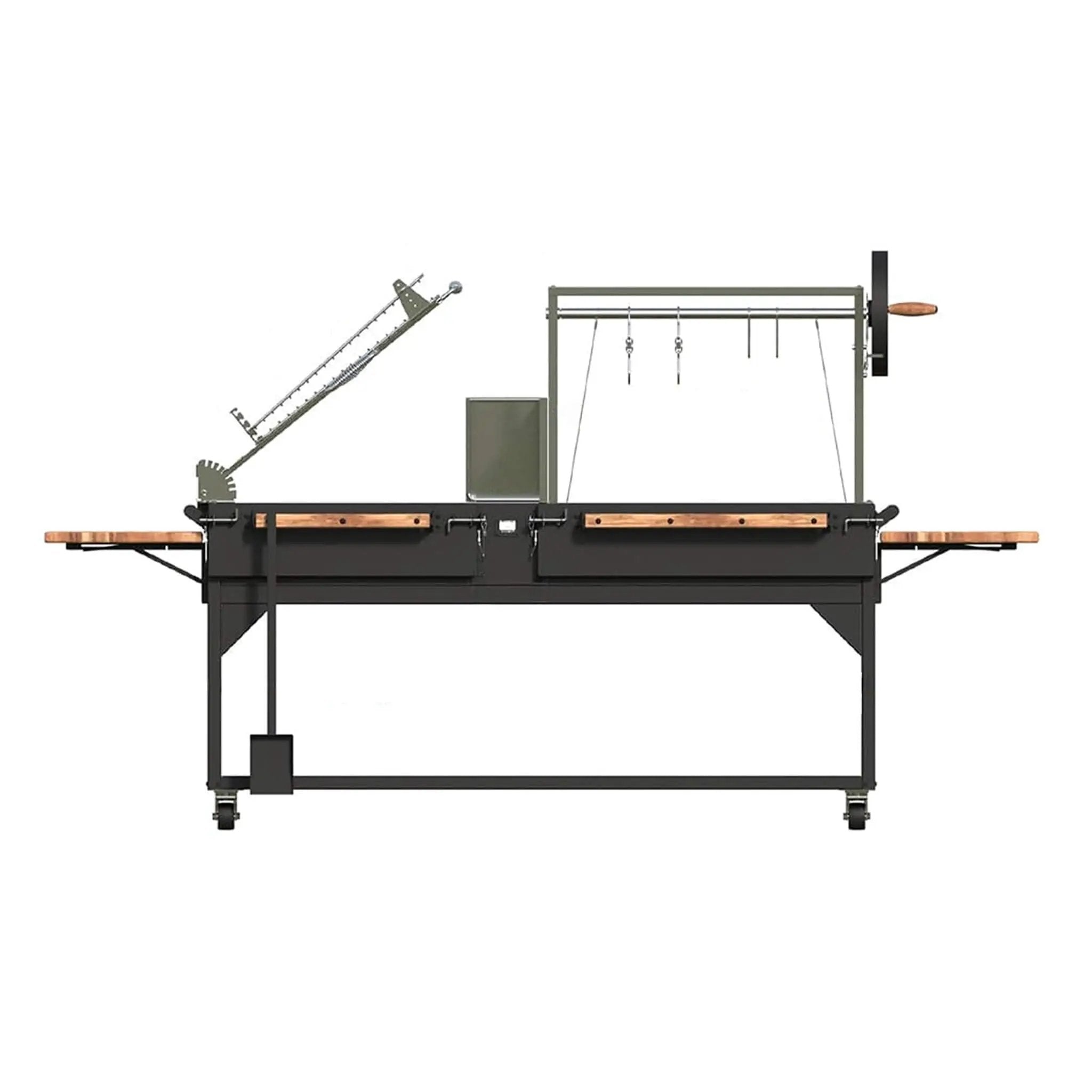 [09X02FT] Extra-Large Argentine Santa Maria Wood Fire And Charcoal BBQ Grill With Brasero (SAK75186) by SAKSBY WHOLESALE