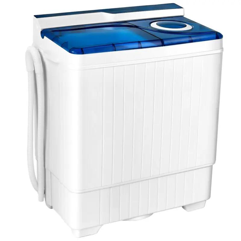 26 Pound Portable Semi-automatic Washing Machine with Built-in Drain Pump by DirectDeals
