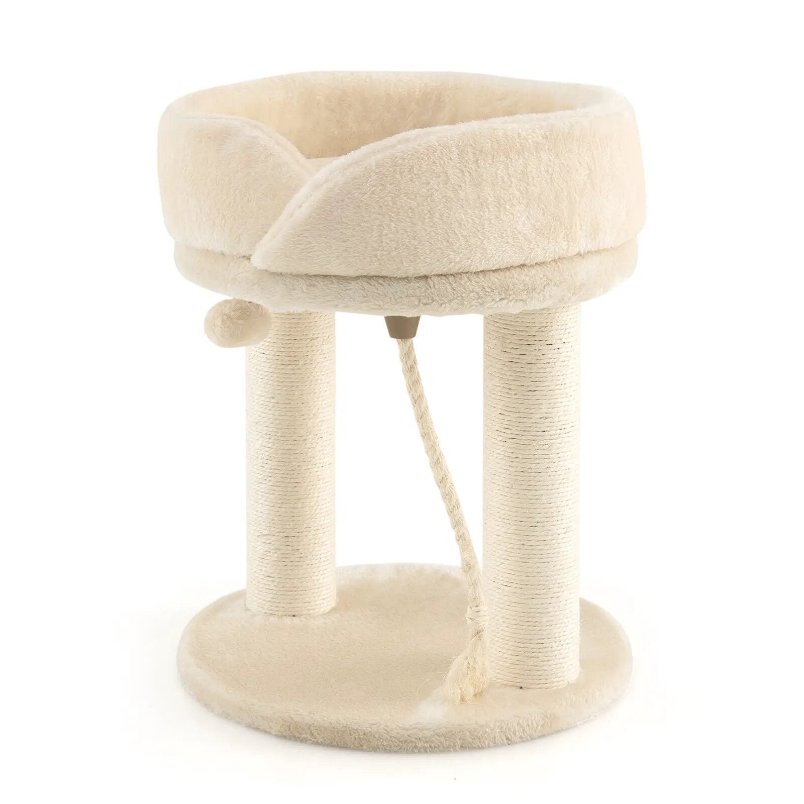 Cat Climbing Tree with Plush Perchs and Scratching Post by DirectDeals