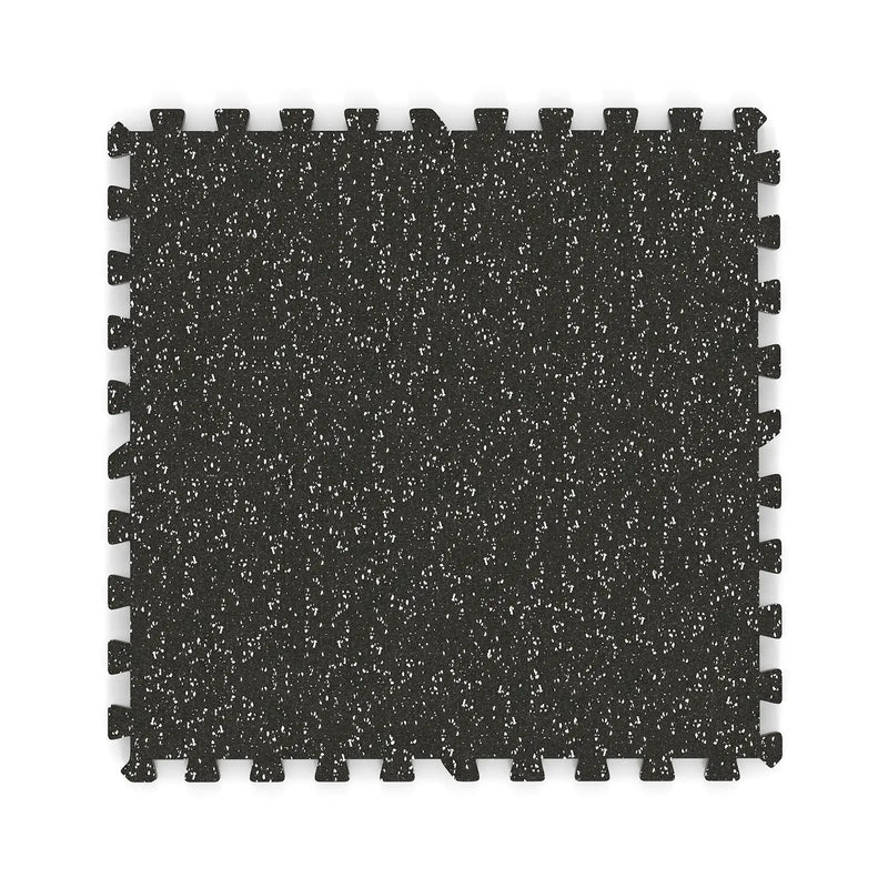 0.79 inch Thick Rubber Top Exercise Mat 48 Sq Ft with Boarders by DirectDeals