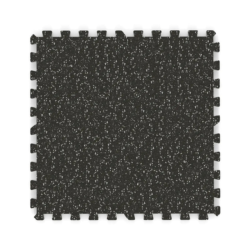 Interlocking Rubber Exercise Mat 48 Sq Ft with Borders by DirectDeals