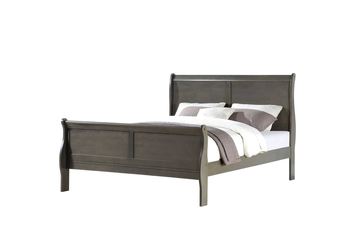 Louis Philippe Sleigh Style Bed by HouseOfZazla