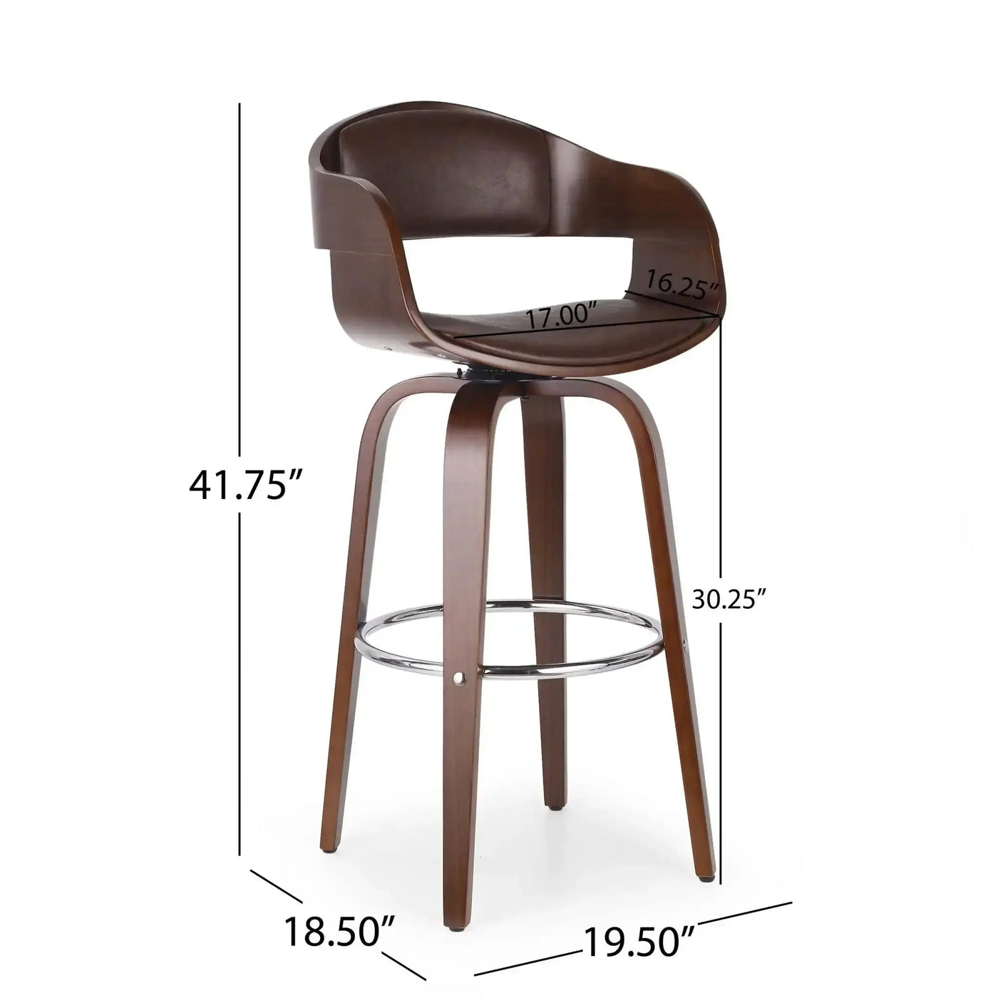 Modern Bar Stool with Swivel Function by HouseOfZazla
