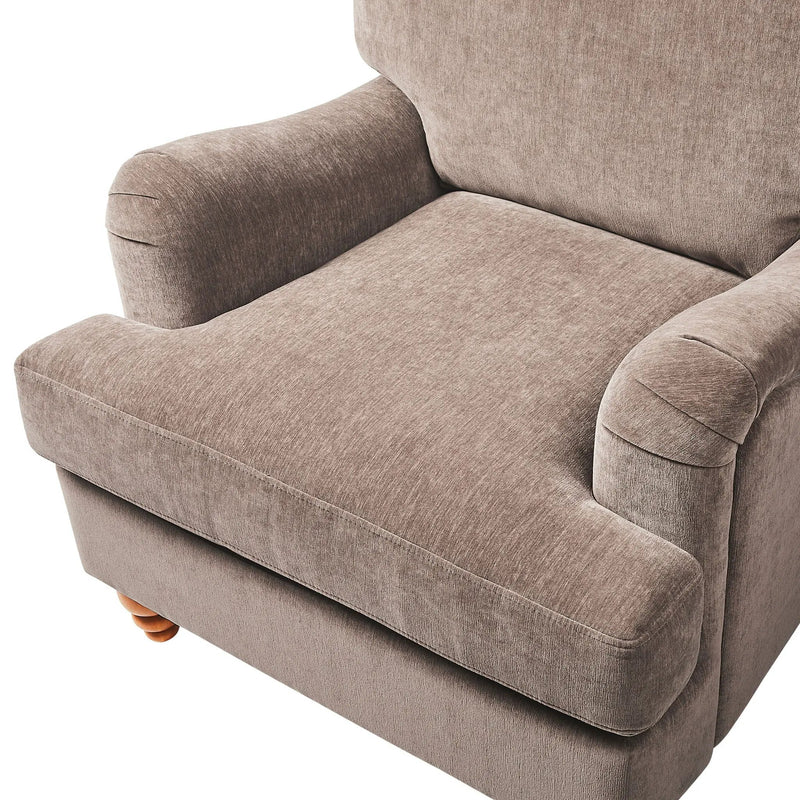 Candor - Arm Chair With English Roll Arms by HouseOfZazla
