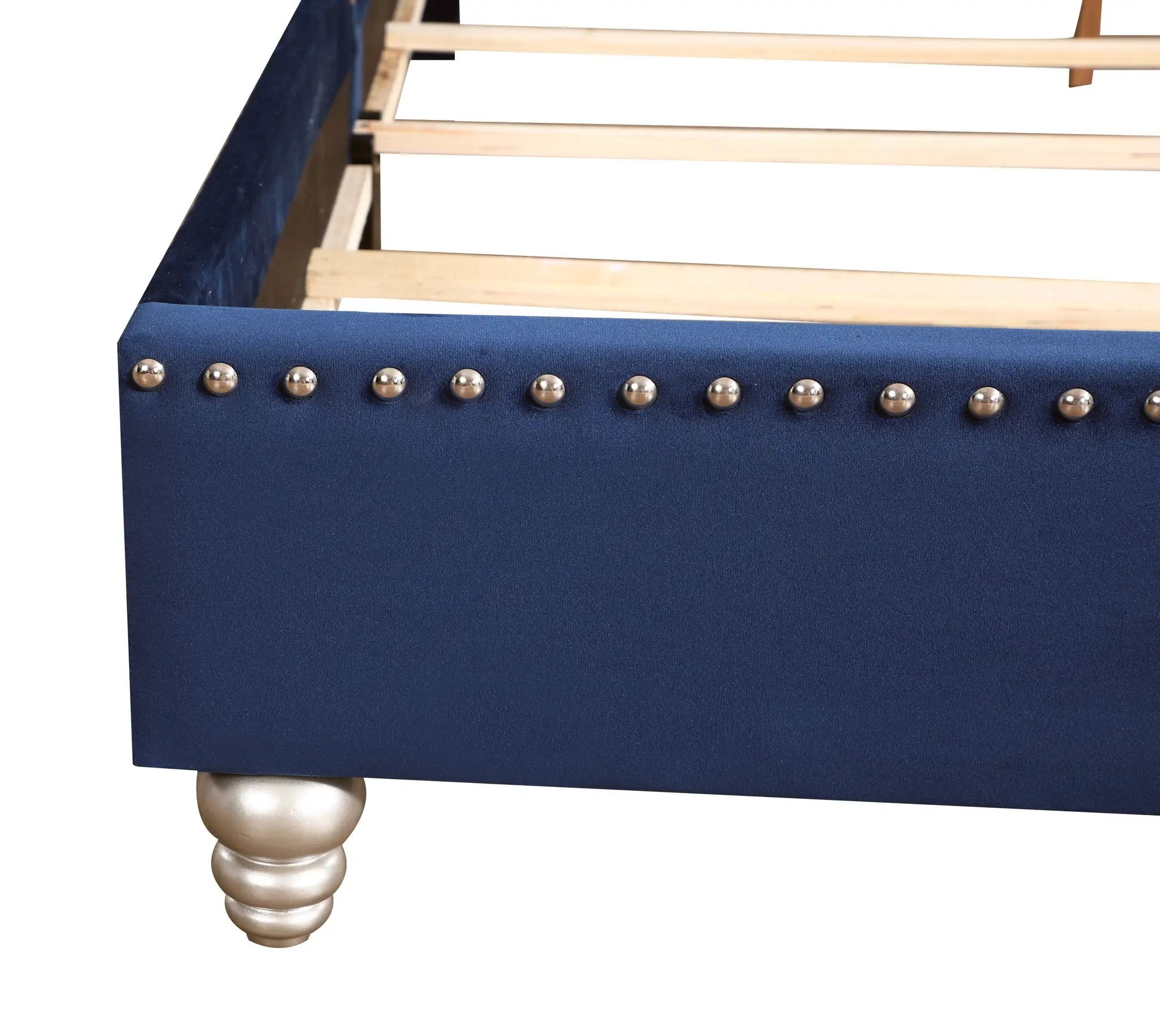 Elegant Transitional Upholstered Bed by HouseOfZazla