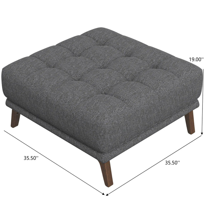 Addison - Square Upholstered Ottoman by Unique Piece Furniture