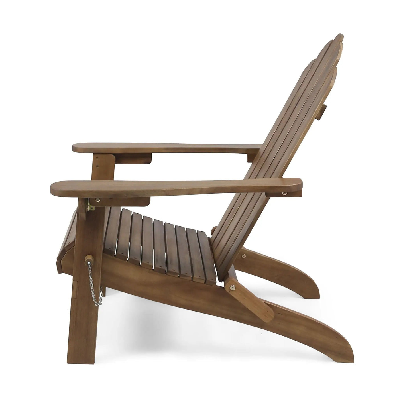 Aurascape Outdoor Acacia Wood Foldable Adirondack Chair by HouseOfZazla