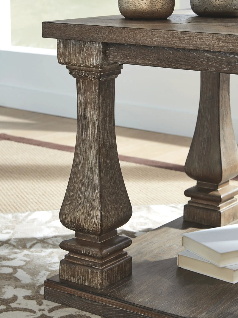 Johnelle - Rectangular End Table - Gray by Unique Piece Furniture