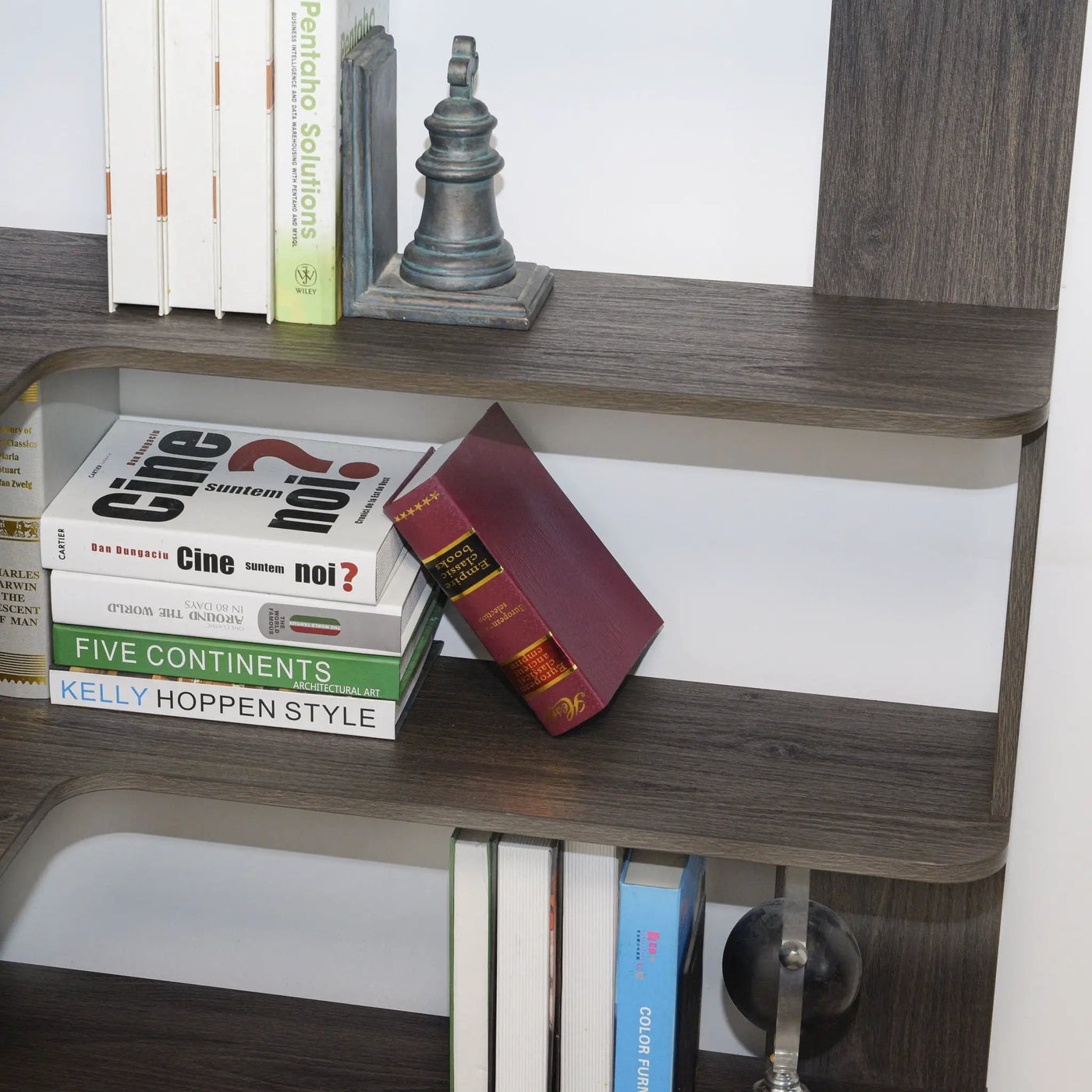 L-Shaped Design Corner Bookshelf by HouseOfZazla