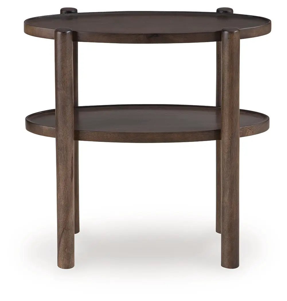 Wiattbury - Accent Table - Gray Brown by Unique Piece Furniture