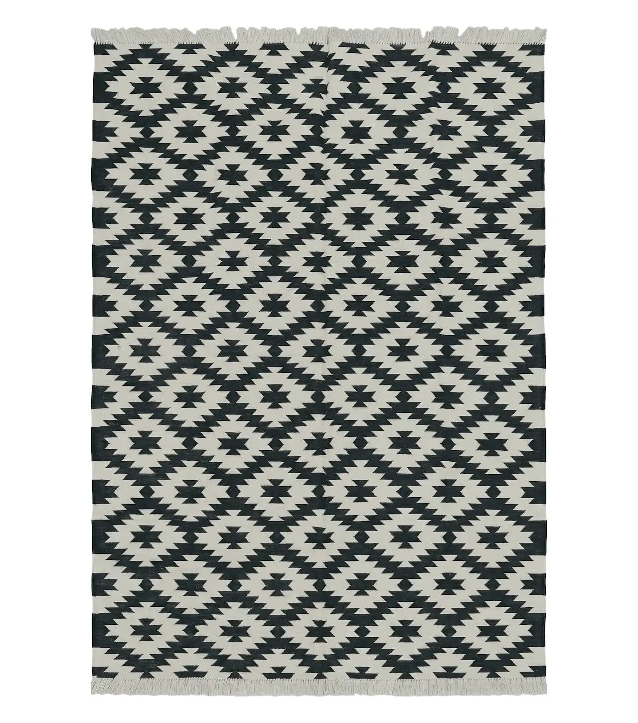 4' X 6' Hand Woven Wool Rug Contemporary Kilim Dhurrie Modern Oriental Area Rug by Jewel Rugs