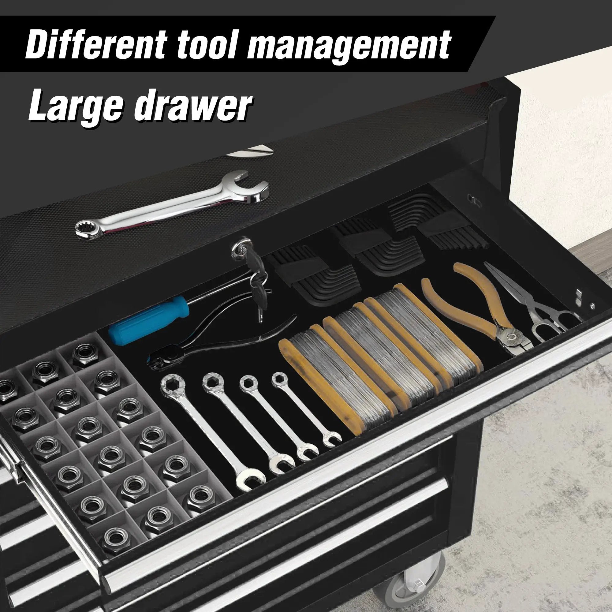 5-Drawer Rolling Tool Chest w/Lock & Key by HouseOfZazla