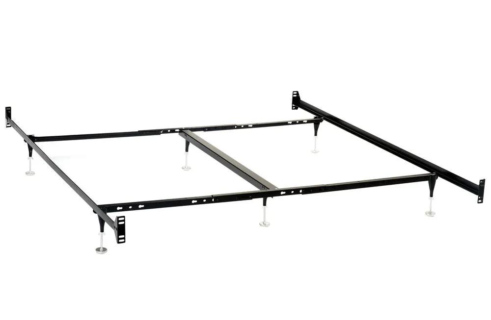 Esme California King Bed Frame Black (Headboard & Footboard) by Unique Piece Furniture