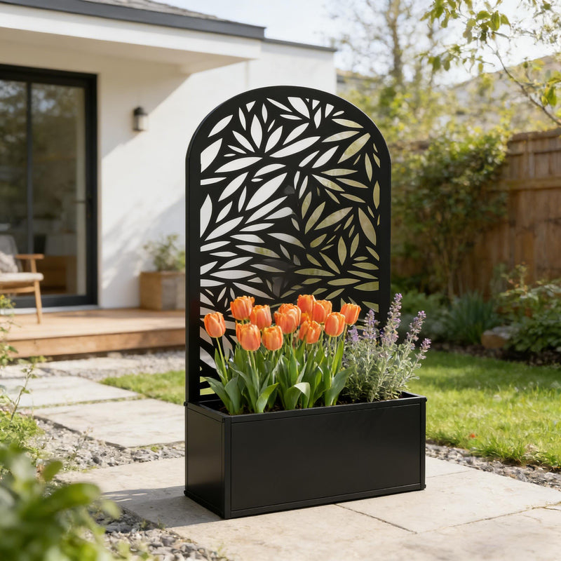 Curved Raised Garden Bed, Generous Planter Box, Versatile Garden Box by HouseOfZazla