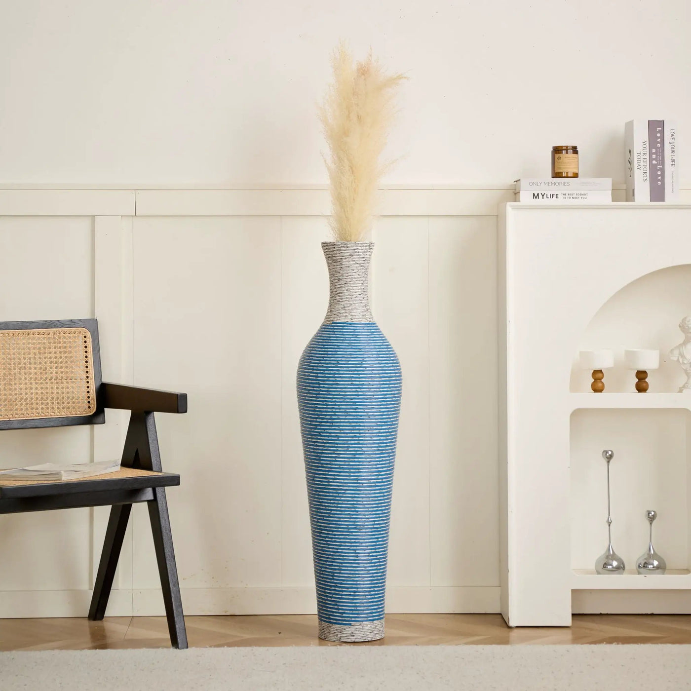 Classic And Neat Floor Vase, High Independent Flower Stand (Set of 3) by HouseOfZazla