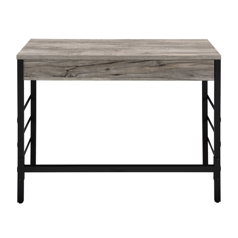 Light Weathered Writing Desk with Storage Drawers and USB Ports - Light Weathered Oak, photo 4 of 9