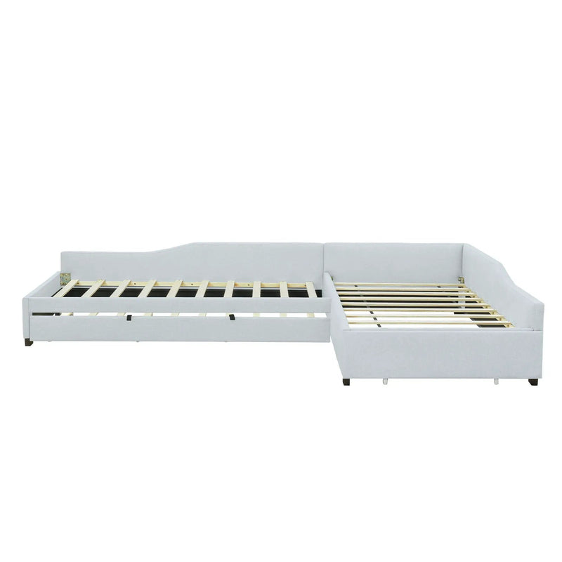 Upholstered Double Daybed With Trundle And Drawer by Unique Piece Furniture