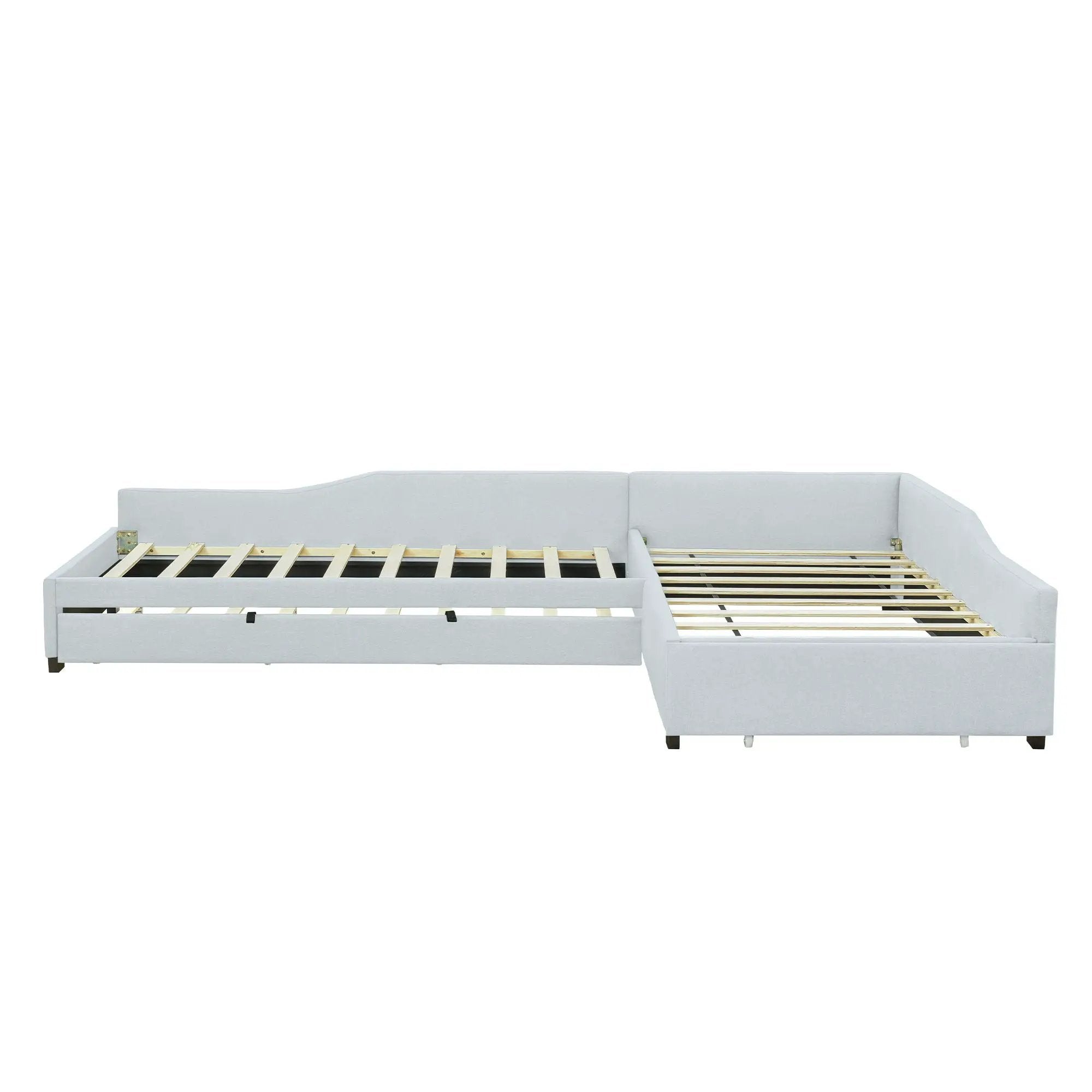 Upholstered Double Daybed With Trundle And Drawer by Unique Piece Furniture