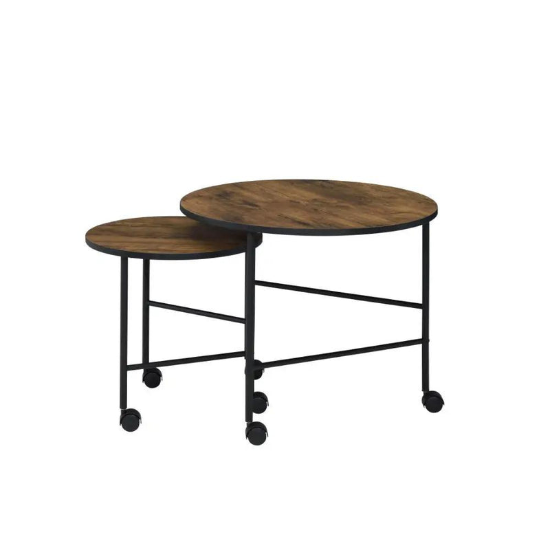Oblis - Nesting Table Set - Vintage Oak by Unique Piece Furniture