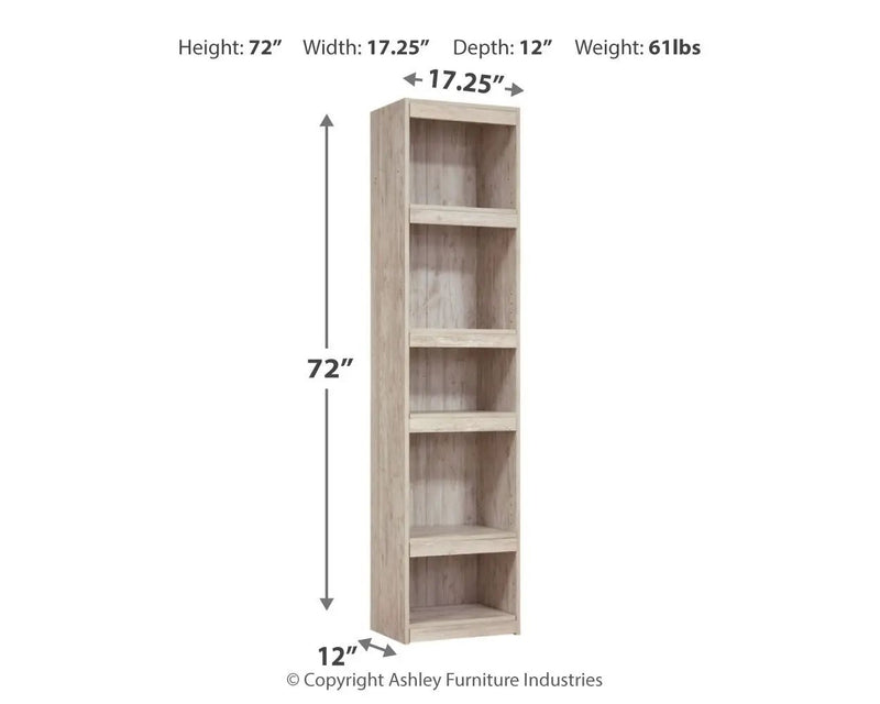 Willowton - Pier - 4 Shelves - Whitewash by Unique Piece Furniture