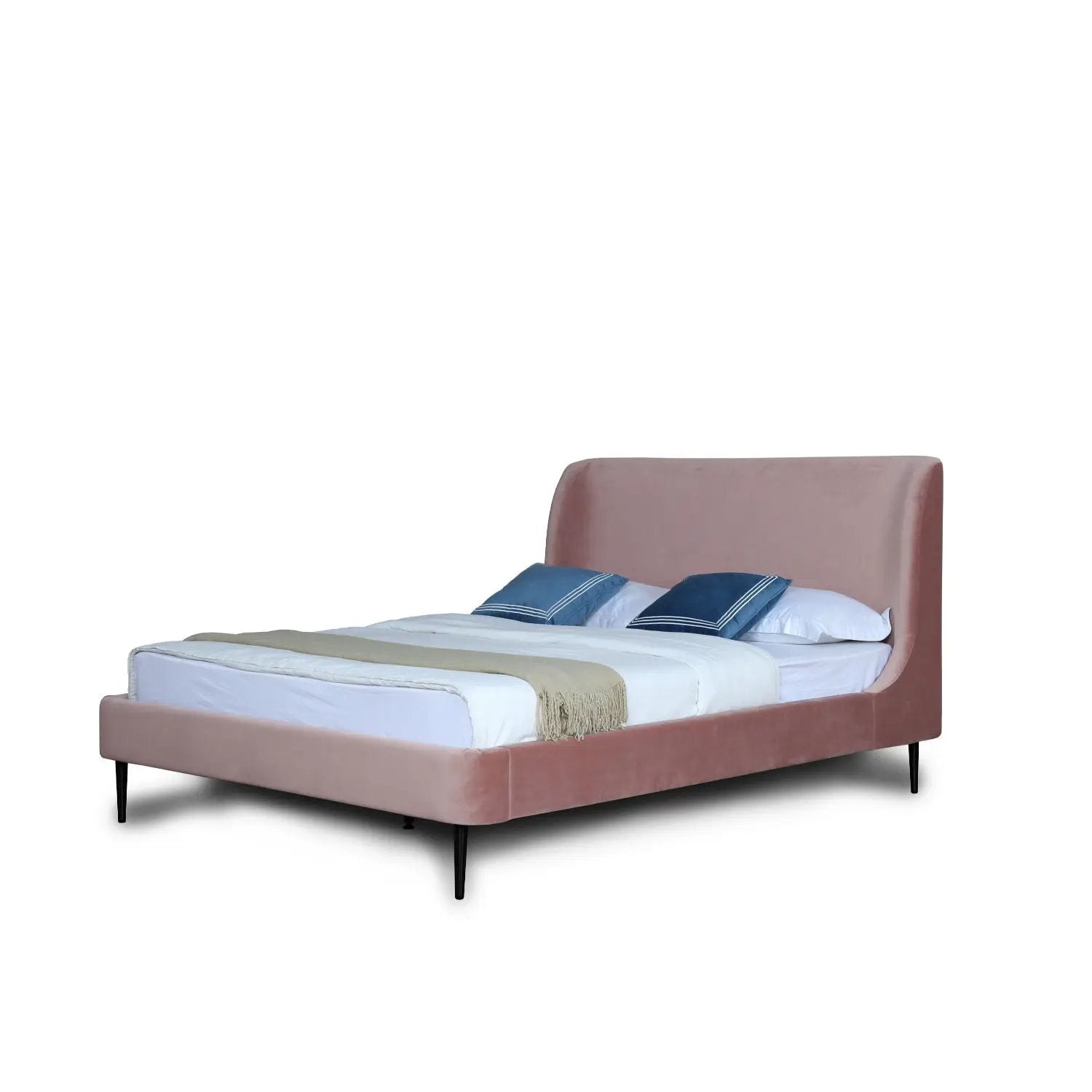 Heather - Modern Upholstered Bed by HouseOfZazla