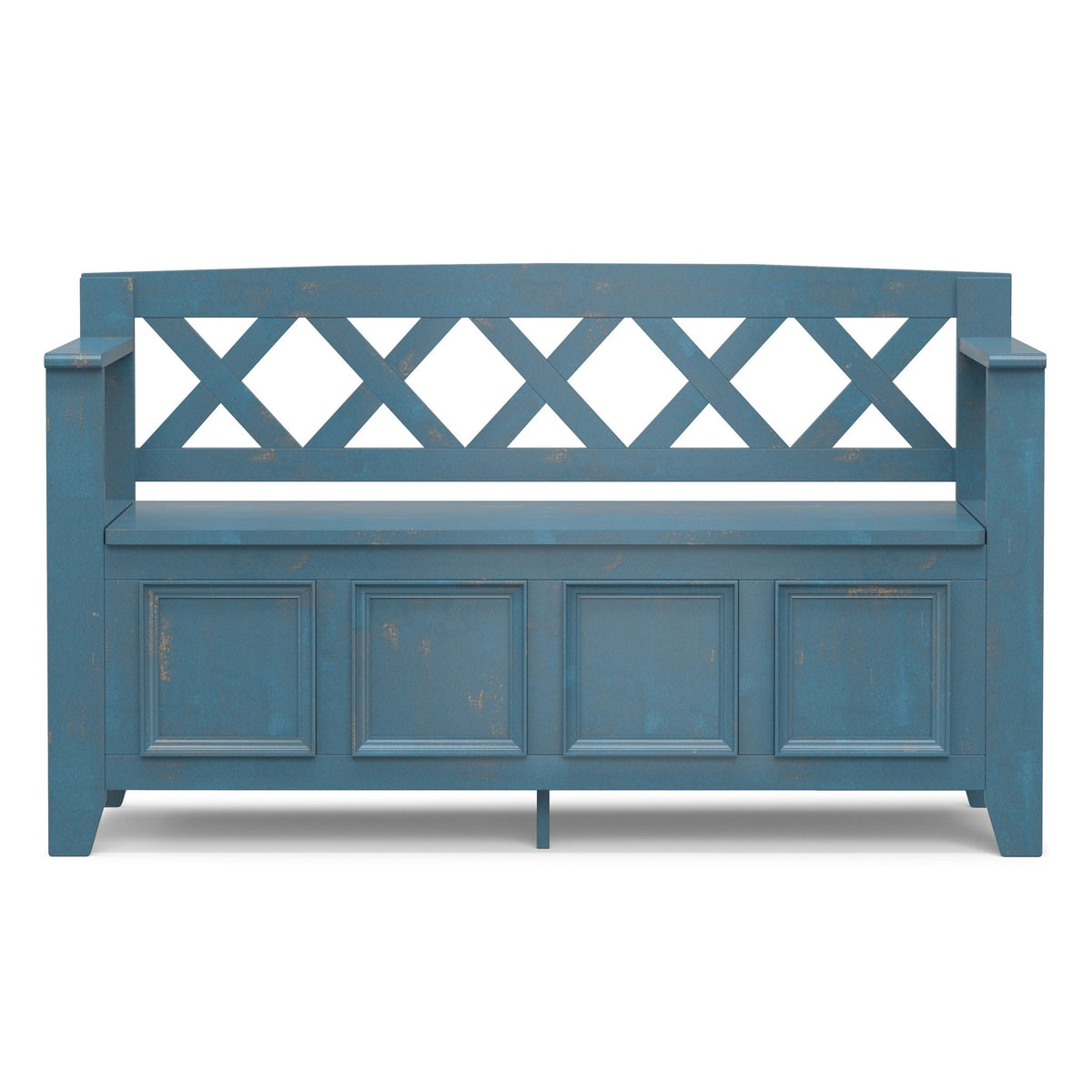 Solid Wood Entryway Storage Bench with Lift-Top Storage - Amherst, photo 13 of 40