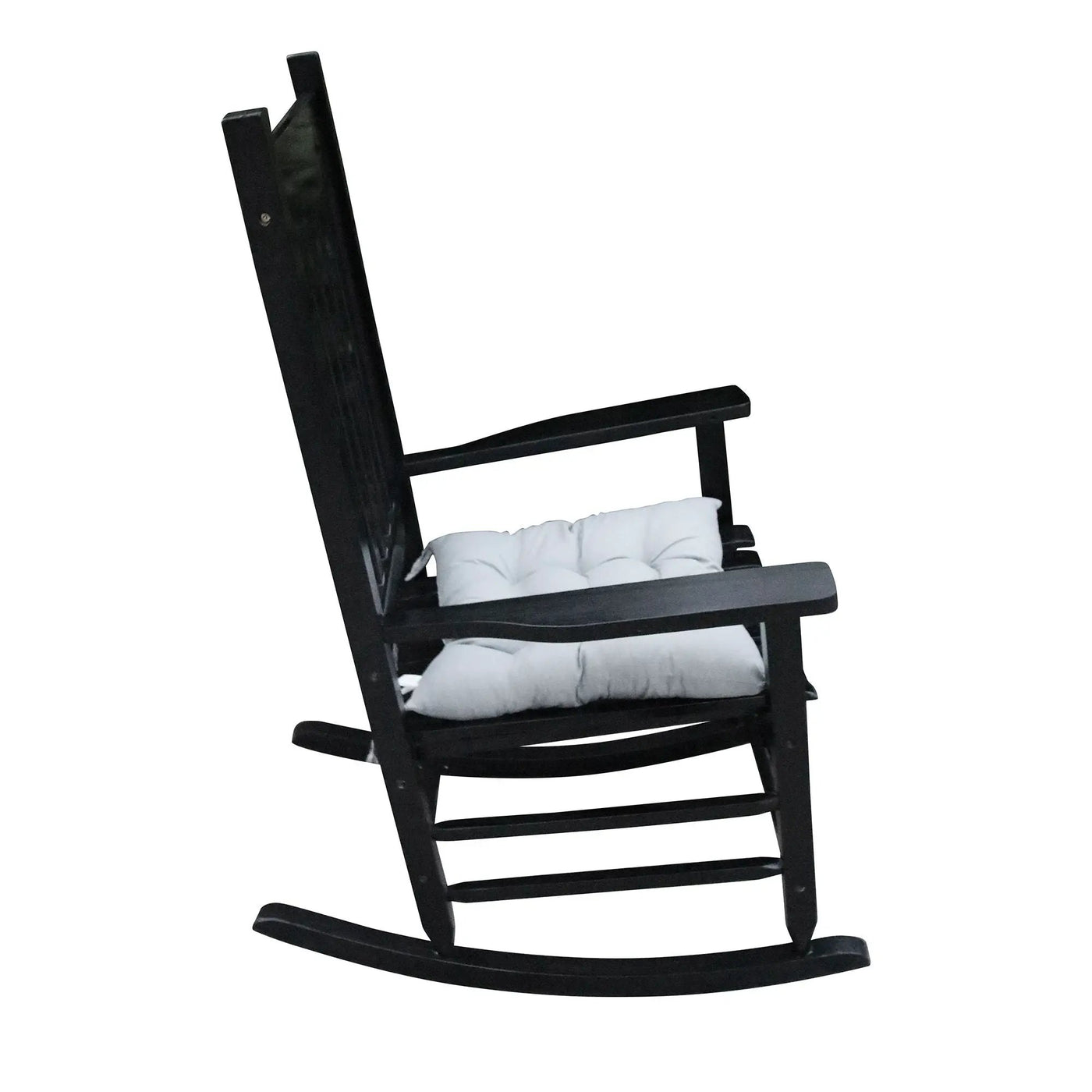 Classic Wooden Porch Rocker Chair Populus Wood Comfortable Design by Unique Piece Furniture