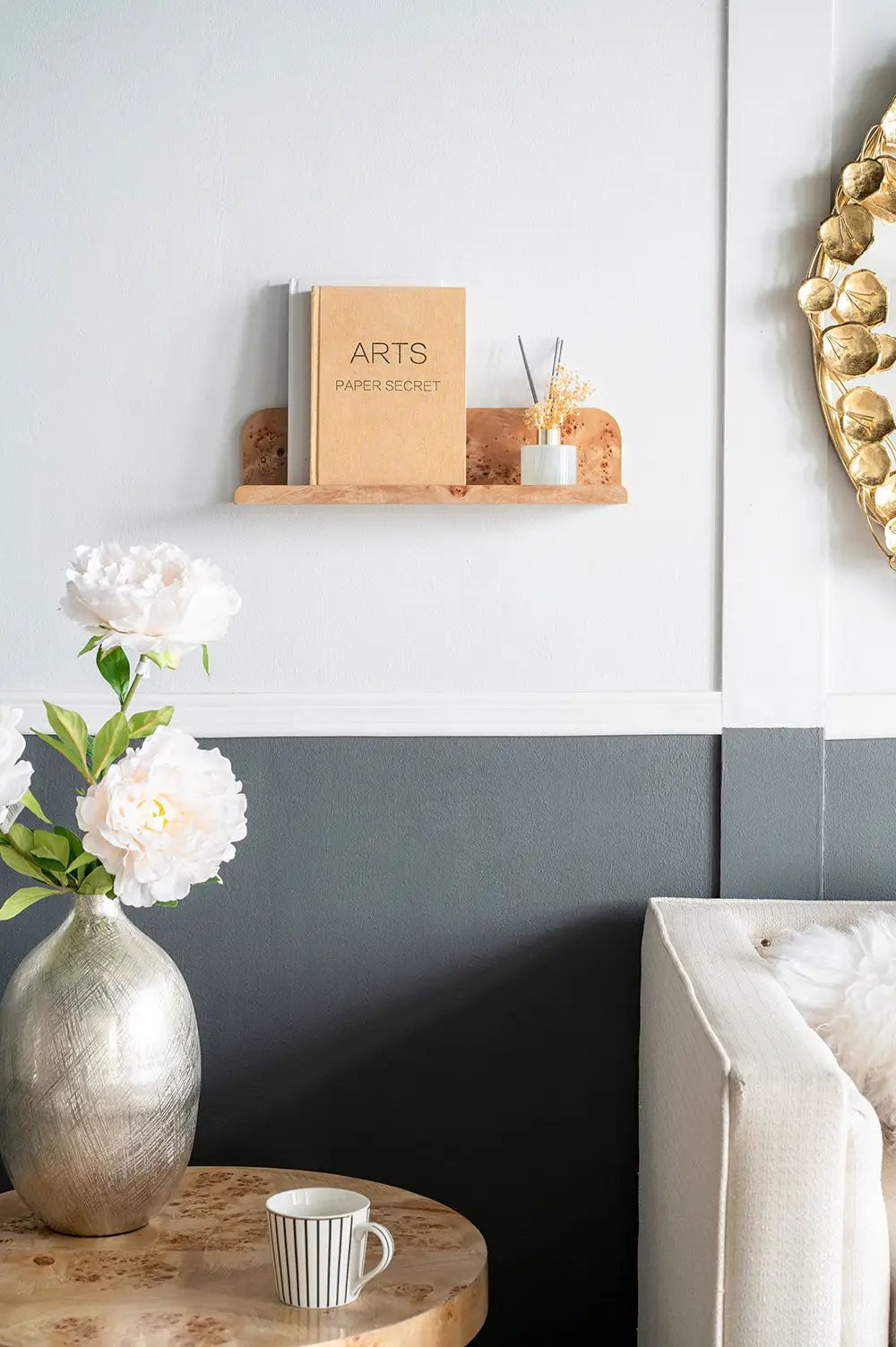 Burl - Eco-Friendly Floating Wall Shelf by HouseOfZazla
