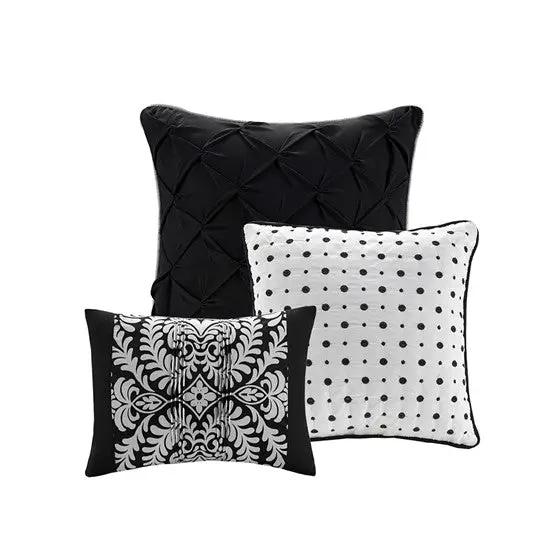 7 Piece Cotton Printed Comforter Set by HouseOfZazla