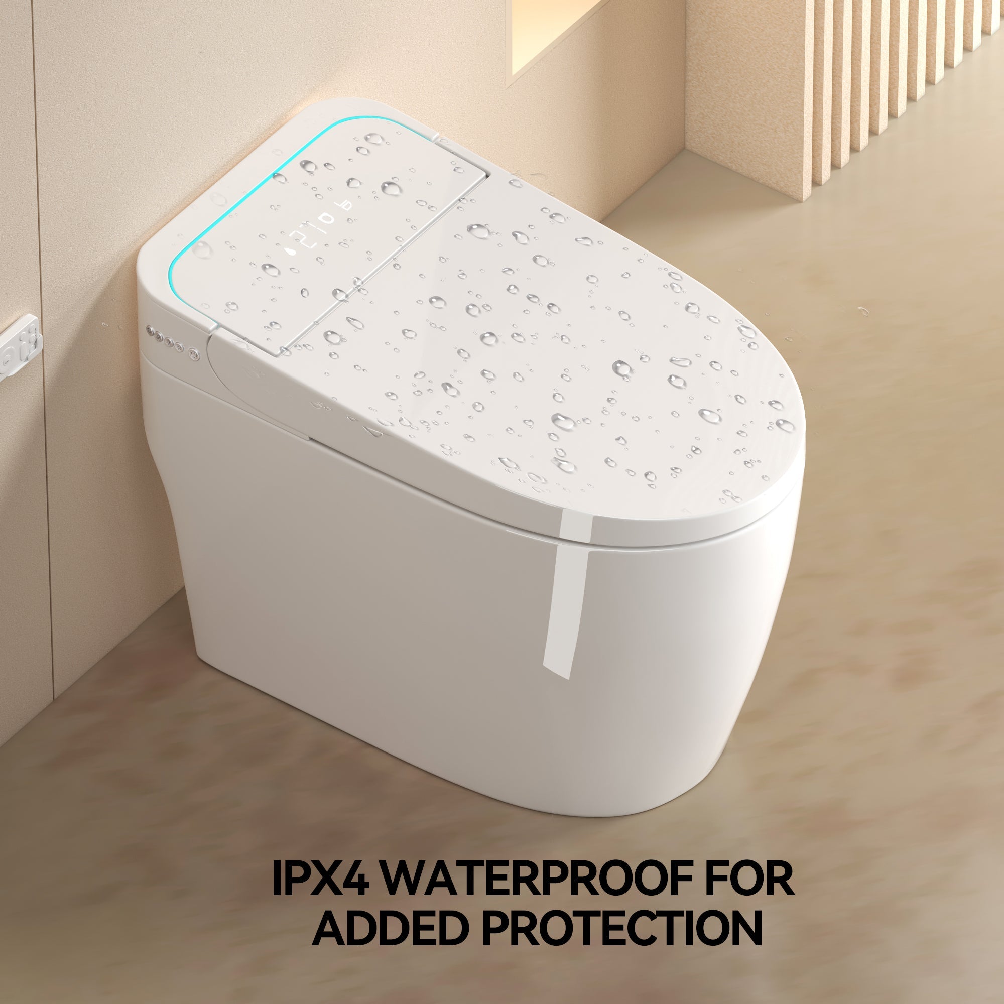 Unique Smart One-Piece Toilet with Bidet and Auto Seat by HouseOfZazla