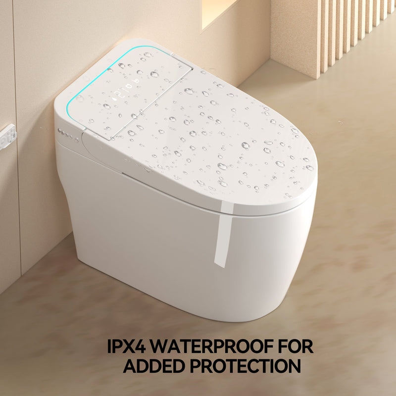 Unique Smart One-Piece Toilet with Bidet and Auto Seat by HouseOfZazla