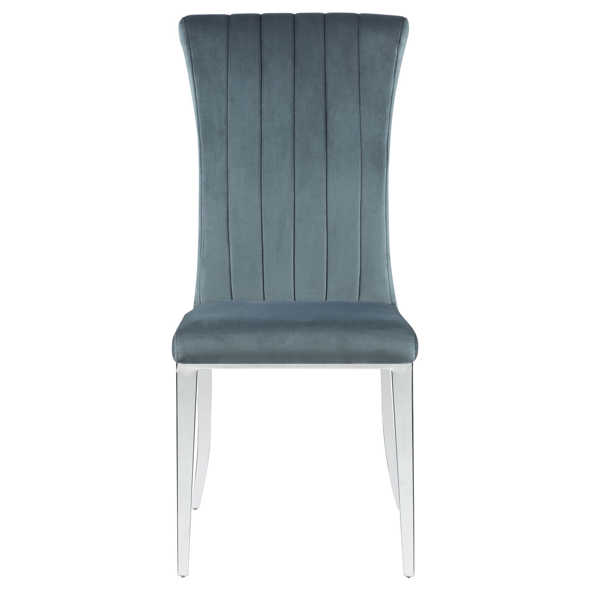 Tufted Side Upholstered Dining Chair (Set of 2) - Gray by HouseOfZazla