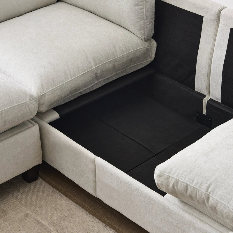 96.5" Sectional Couch for Living Room by HouseOfZazla