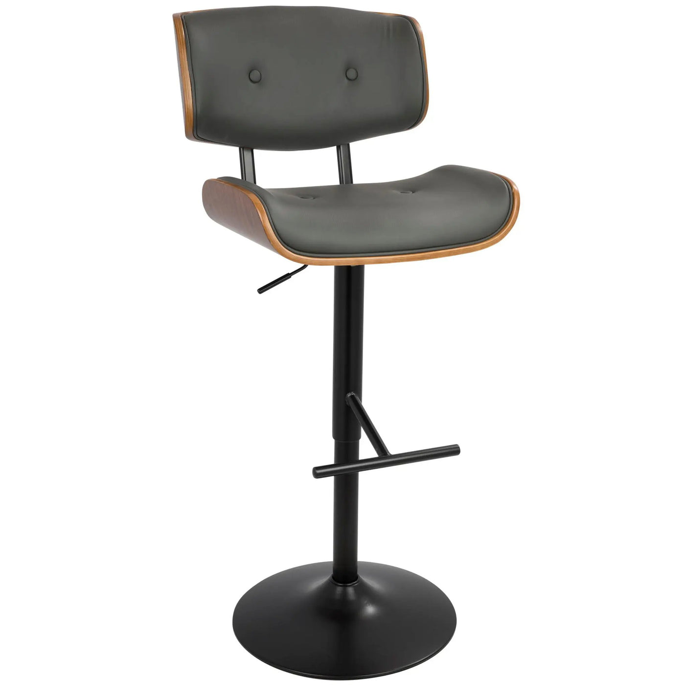 Lombardi - Mid Century Modern Adjustable Barstool by HouseOfZazla