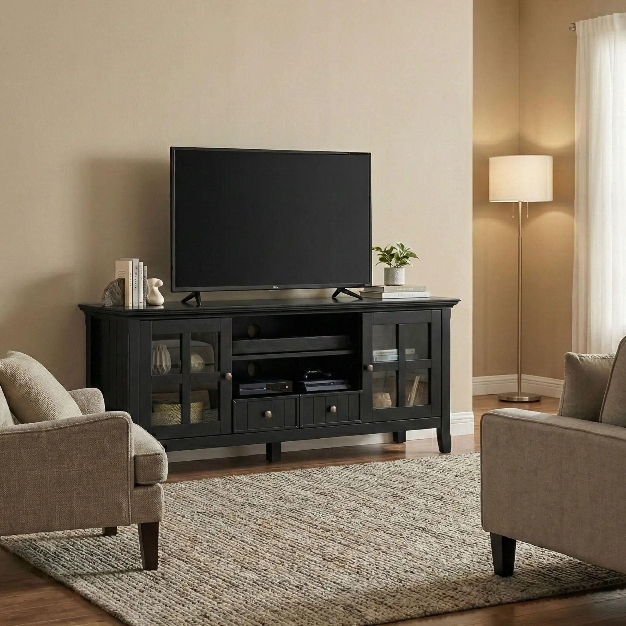 Acadian - TV Media Stand by Unique Piece Furniture