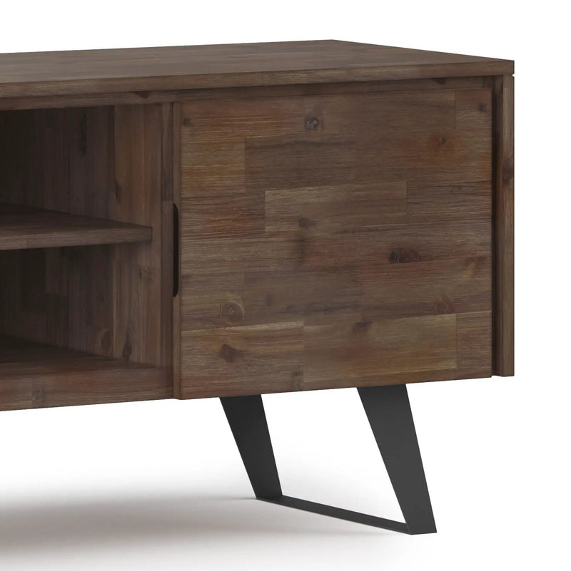 Lowry - TV Media Stand - Rustic Natural Aged Brown by Unique Piece Furniture
