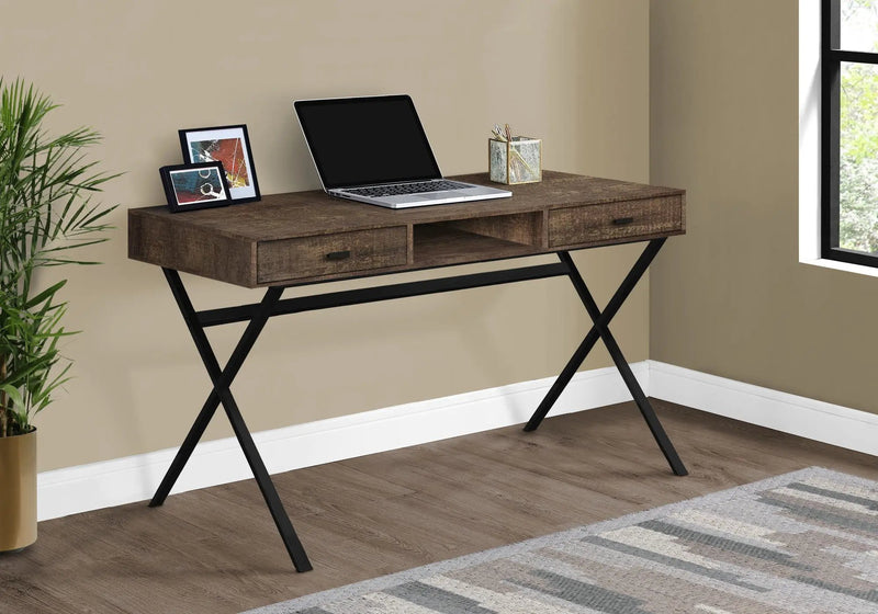 Computer Desk For Home Office, Laptop, Storage Drawers, Glossy Contemporary & Modern by Unique Piece Furniture