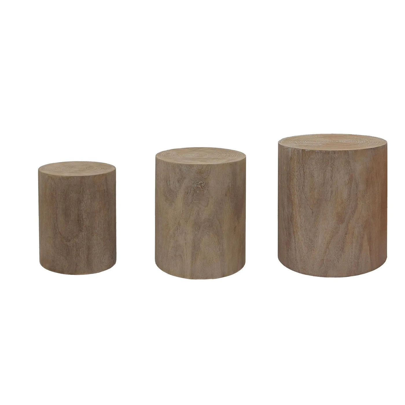 Cylinder Nesting Tables (Set of 3) by HouseOfZazla