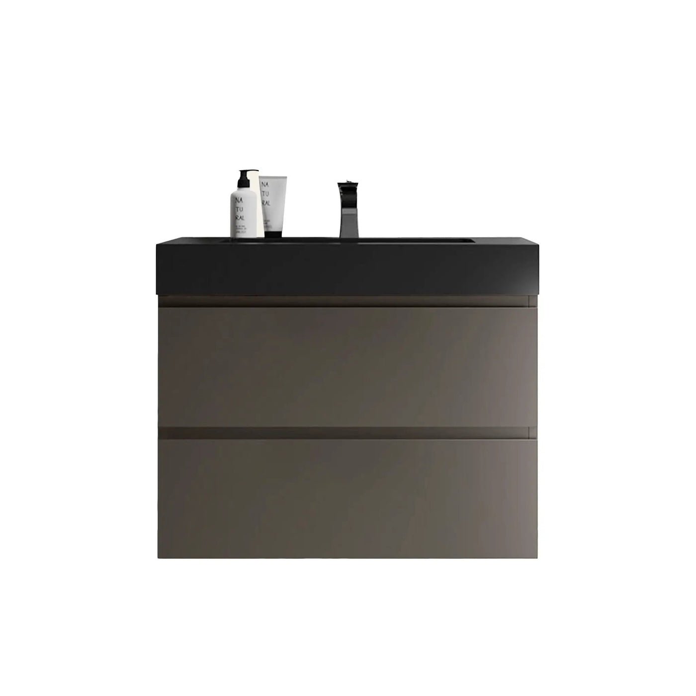 Alice - Bathroom Vanity With Sink, Large Storage Wall Mounted Floating Bathroom Vanity For Modern Bathroom, One-Piece Sink Basin Without Drain And Faucet by HouseOfZazla