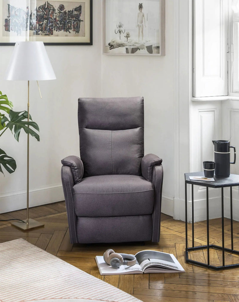 Recliner Chair With Power Function Easy Control Big Stocks, Recliner Single Chair For Living Room, Bed Room by HouseOfZazla