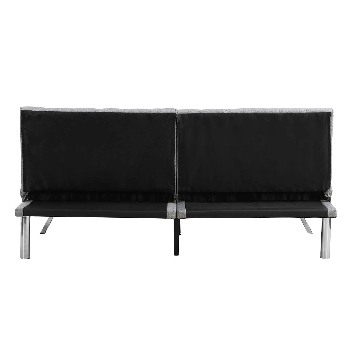 Modern Sofa Bed With Wood Frame And Stainless Legs by HouseOfZazla