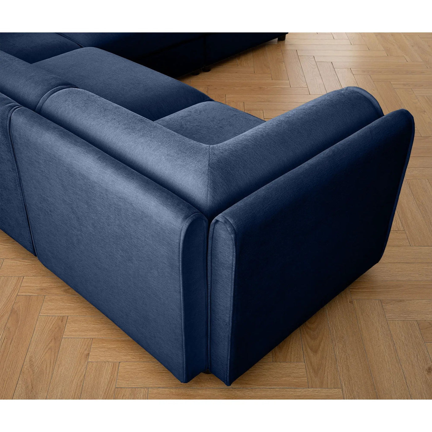 Stylish Sofa With Storage Seat And Cylindrical Backrest by HouseOfZazla
