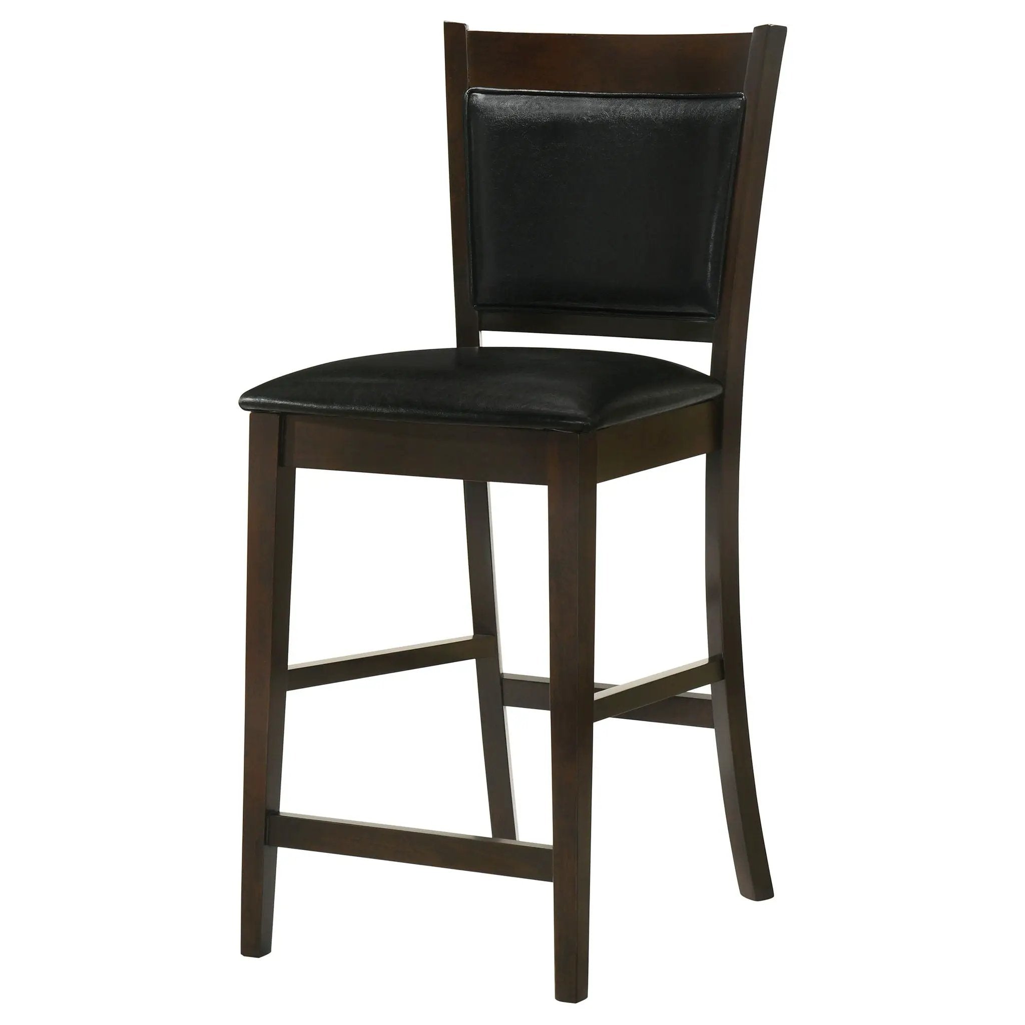 Jaden Upholstered Counter Chair Espresso (Set of 2) by Unique Piece Furniture