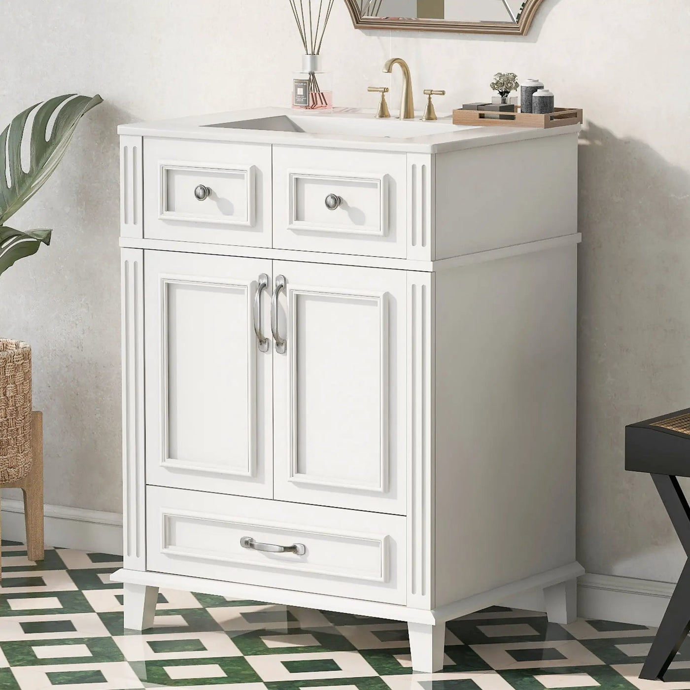Bathroom Vanity With Sink, Storage Cabinet by Unique Piece Furniture